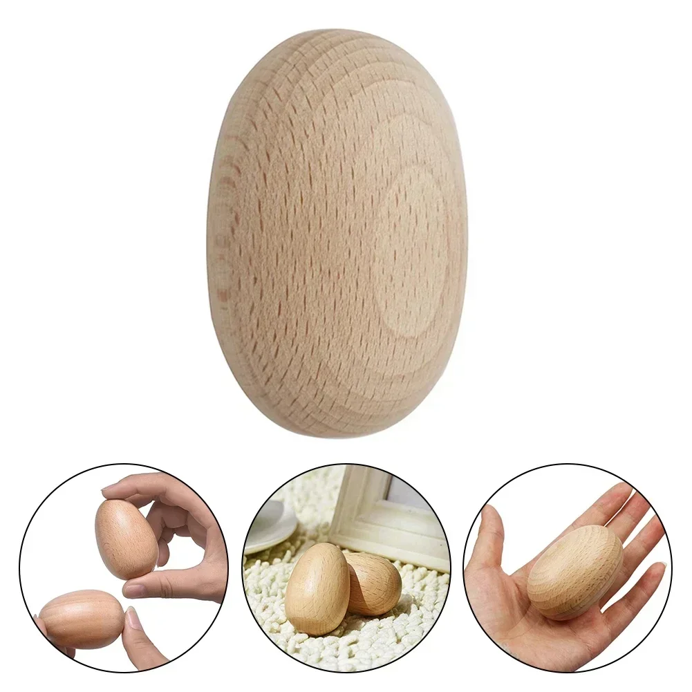 New 1 Piece Of Beech Wood Egg Knitting Props Used For Sewing Knitting Socks DIY Apparel Sewing Supplies