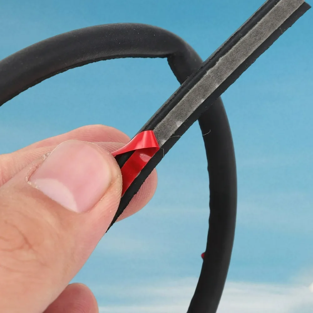 سيارة غطاء خزان الوقود ختم الشريط D-شكل العالمي EPDM سدادة مطاطية طوقا 90 سنتيمتر مقاوم للماء الغبار ذاتية اللصق اكسسوارات السيارات