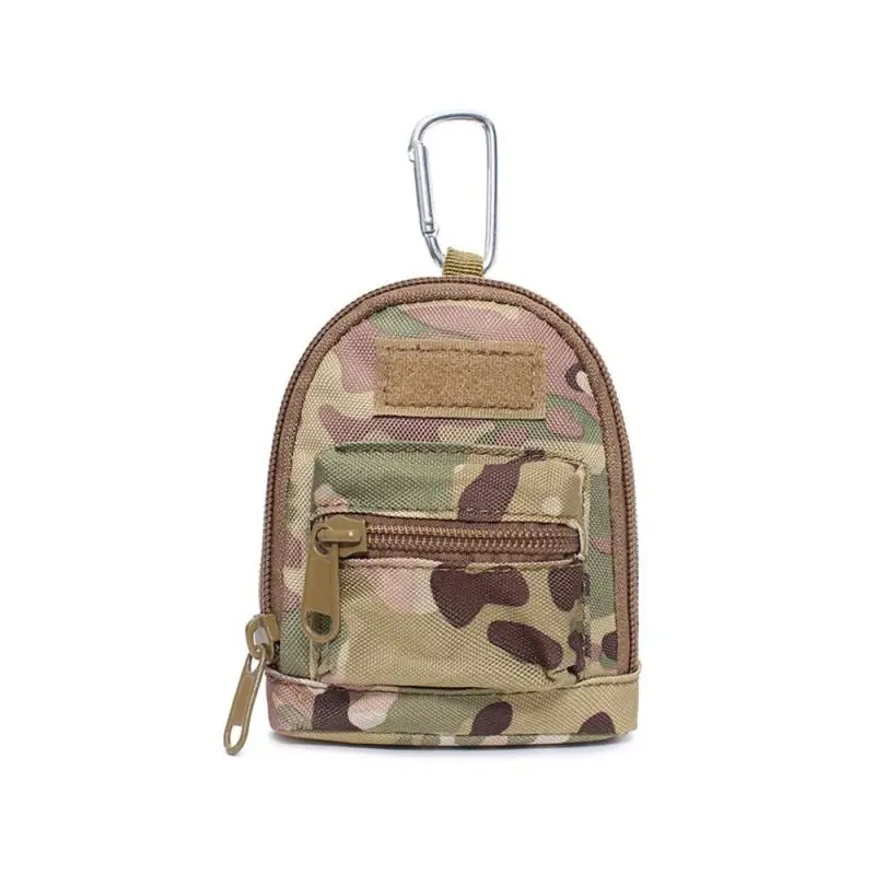 Portable Storage Bag Comfortable Army Fan Style Key Bag Storage Durable Backpack Daily Mini Home Furnishing Practical Simple