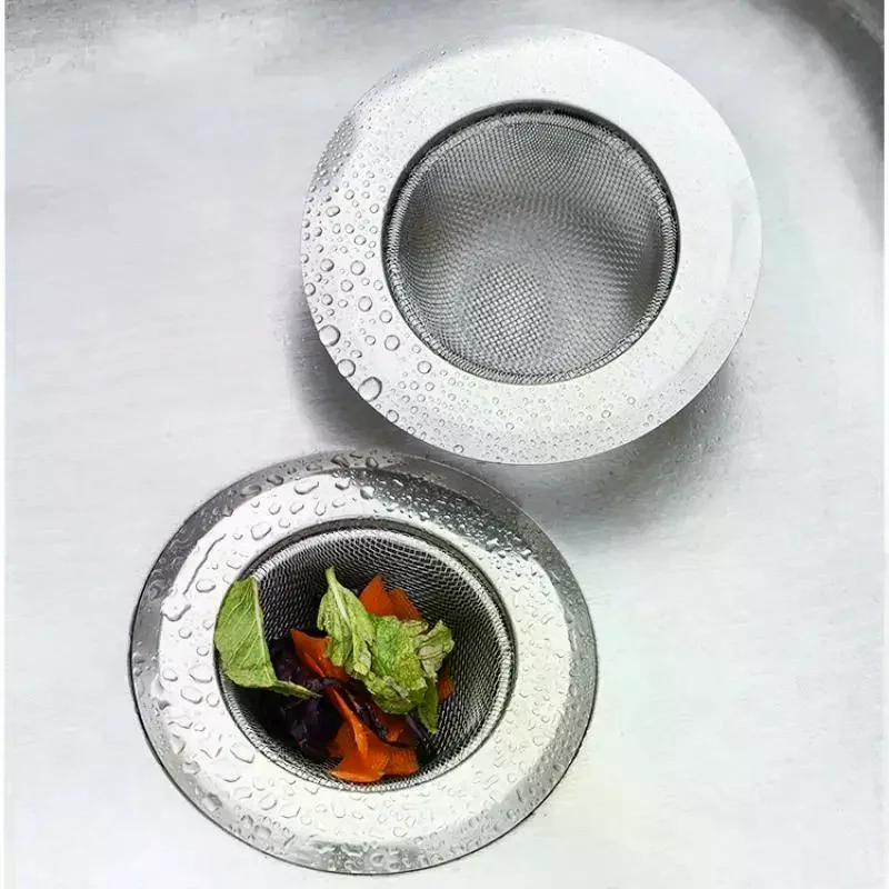 Rust-Resistant Stainless Steel Sink Strainer Fine Mesh Durable Food Scrap Catcher for Home Kitchen Sink Use