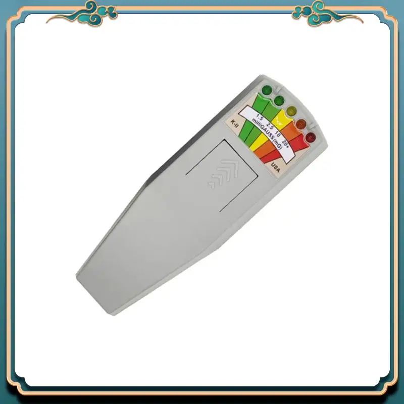 Probador de radiación de campo electromagnético Digital ABJG-K2, accesorio de mano, 5 LED Gauss EMF para caza de fantasmas, seguridad Personal