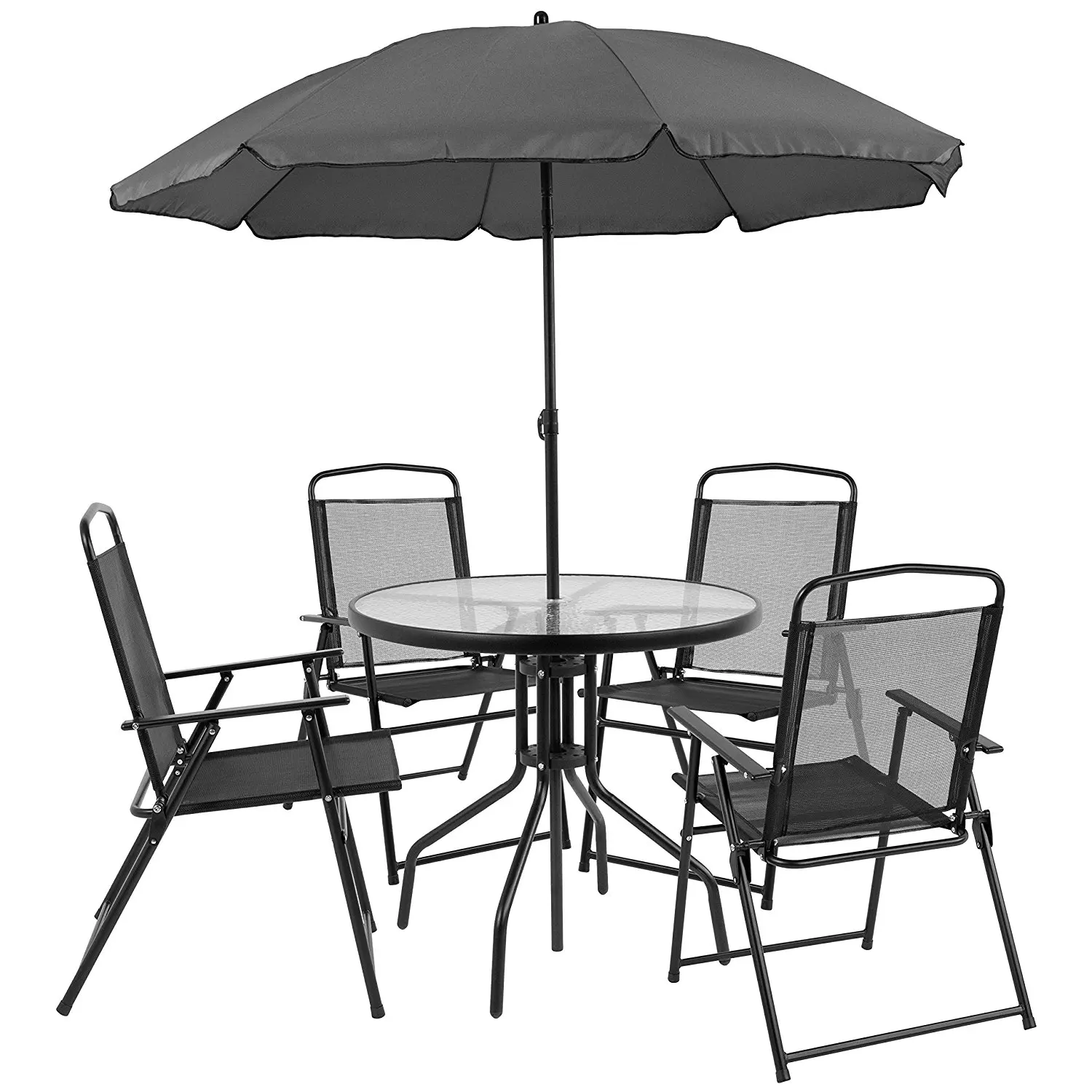 Combinación gratuita personalizada, fresco y fácil de limpiar, juego de muebles plegables portátiles de hierro para jardín, cafetería al aire libre, mesa de centro y silla