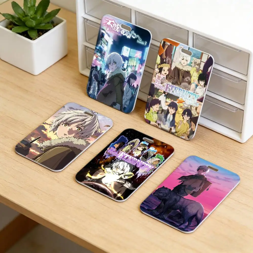

Шнурок для шеи To Your E-Eternity Season 3 с пластиковым чехлом для ID-карты, легкий держатель для рабочего пропуска сотрудника, прочный чехол для бейджа.
