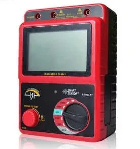 New 100-2500V Insulation Resistance Tester Meter Digital Megohmmeter AC / DC Voltage Tester ohm Meter AR907A+