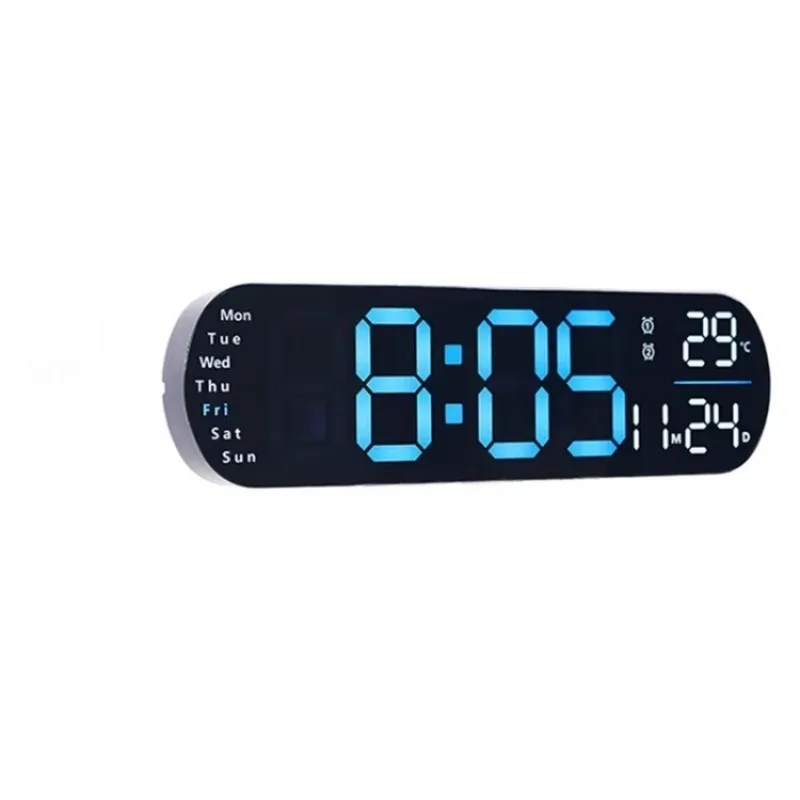 

Puzzle Smart Night Light Indoor Temperature Light Emitting Diode Display Battery Desk Alarm Clock Bedroom Home Decoration