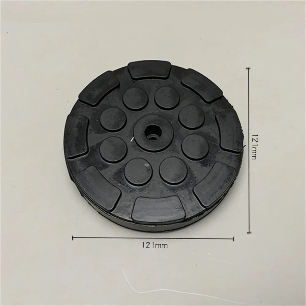 범용 라운드 고무 암 패드, 자동 잭 리프트, 자동차 트럭 호이스트 패드, 120mm, 4 개