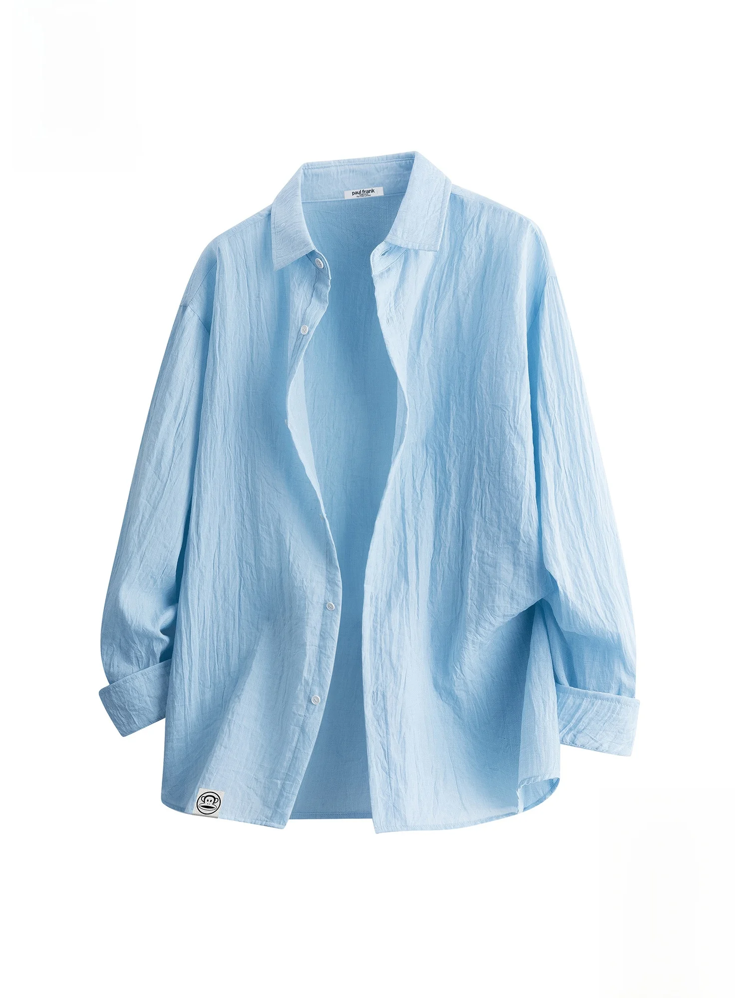 

PaulFrank Loose Long Sve Casual irt Thin Summer Men's Faionable Polyester Cotton Blend Collared Open Cardigan Sle