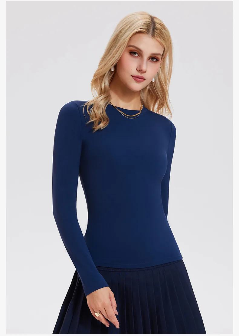 High Performance Workout Top for Women - Long Sleeve Yoga Fitness Shirt, Breathable Quick Dry with Control for Running Gym