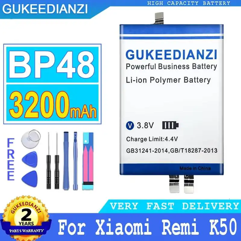 

Аккумулятор 3200 мАч Safe BP48 для мобильного телефона Xiaomi Redmi K50