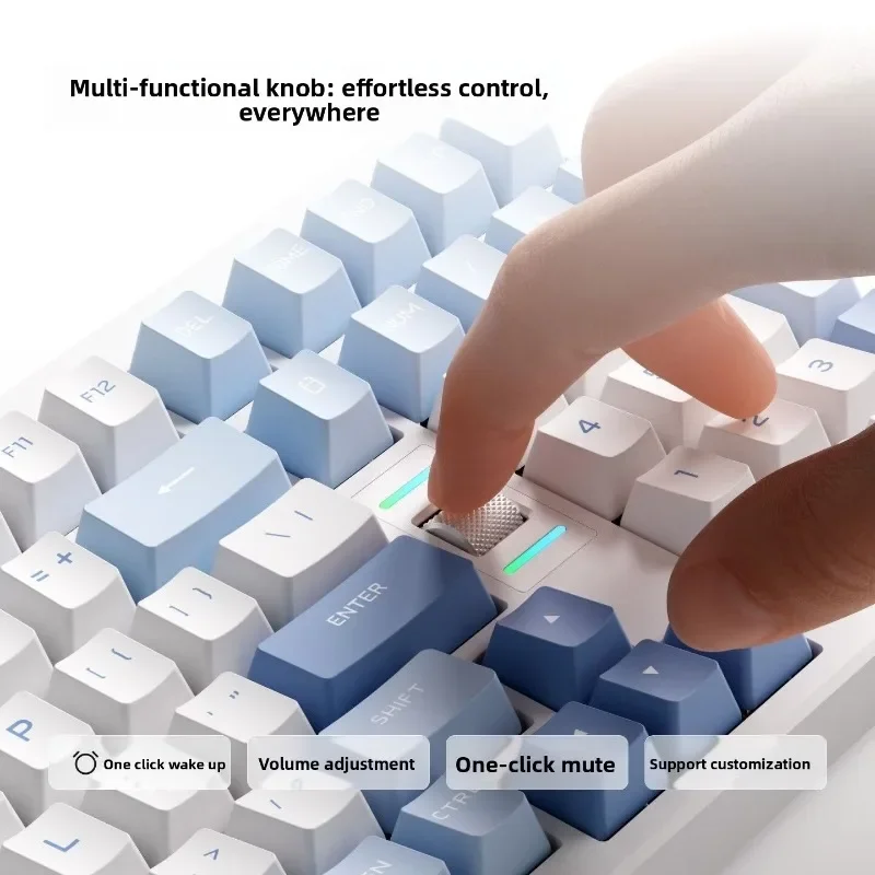 MCHOSE G98 V3 Tri Mode Bluetooth Wireless Keyboard 10000mAh Long Battery Dual 8K Knob for Mac Windows PC Laptop Office Gamer