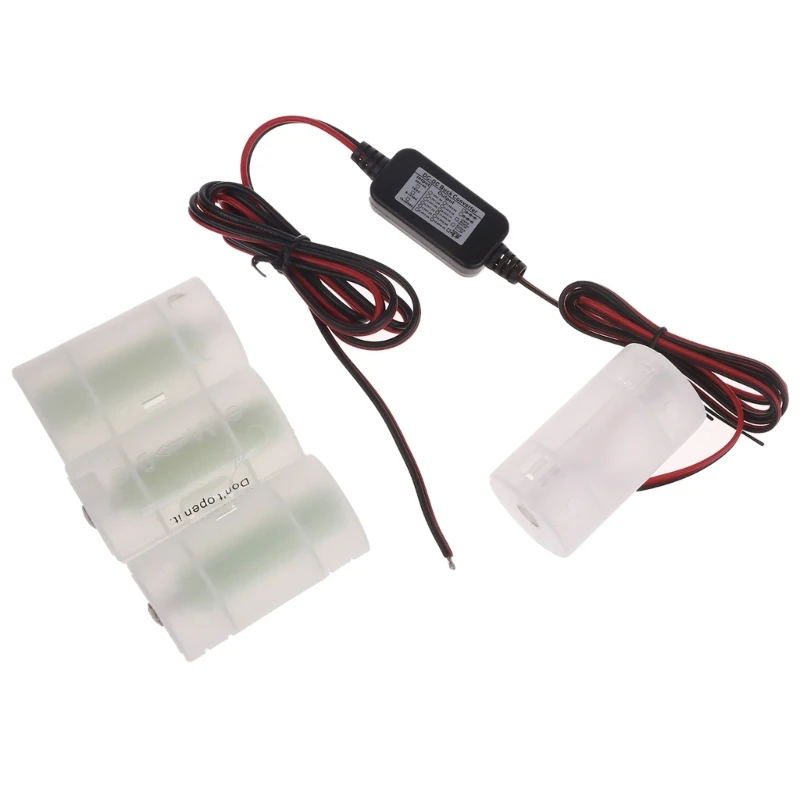

6V Battery Eliminators Cable Wire for 4pcs LR20 D Batteries LR20 Battery
