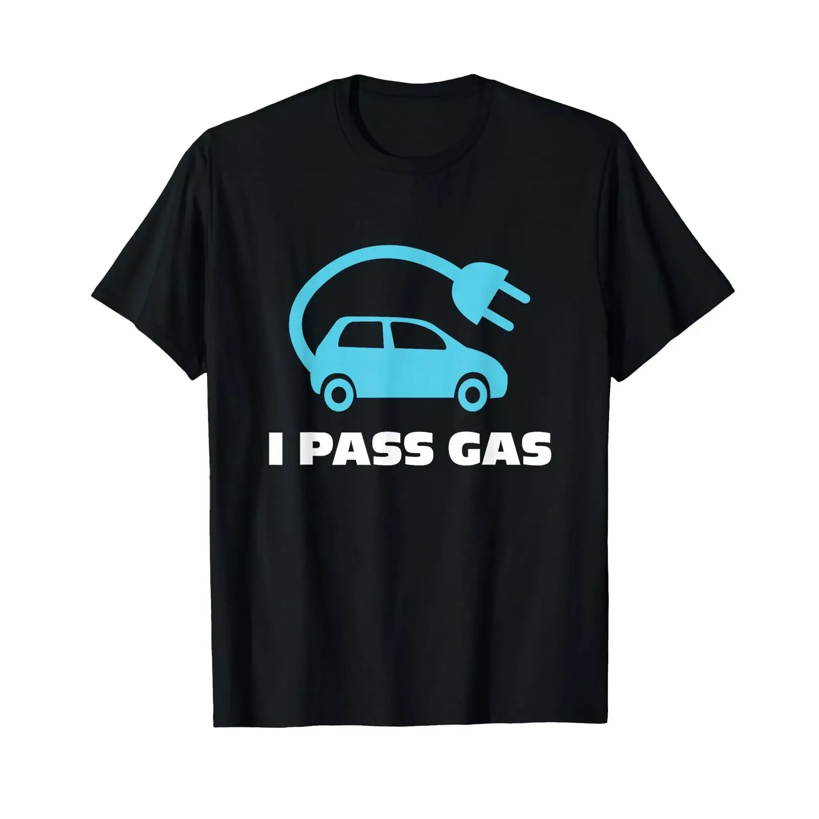 Funny Electric Vehicle EV I Pass Gas Car T Shirt vintage Washed Casual Stylish Soft streetwear Top For Everyday Wear
