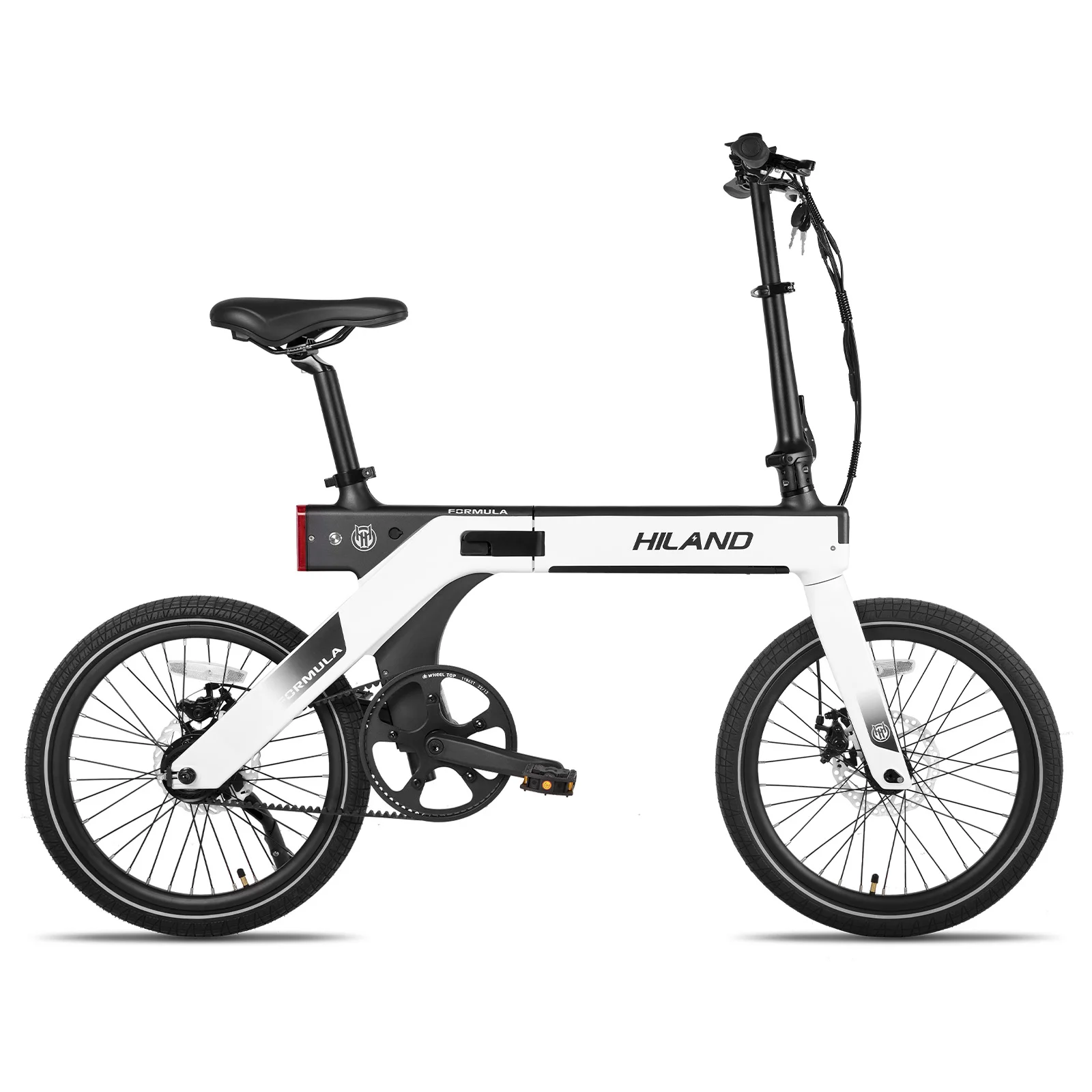 

EU Urban Commuting Single Speed 36V 10.5Ah Lithium Battery Magnesium Alloy Frame Belt Drive Electric Folding Bike
