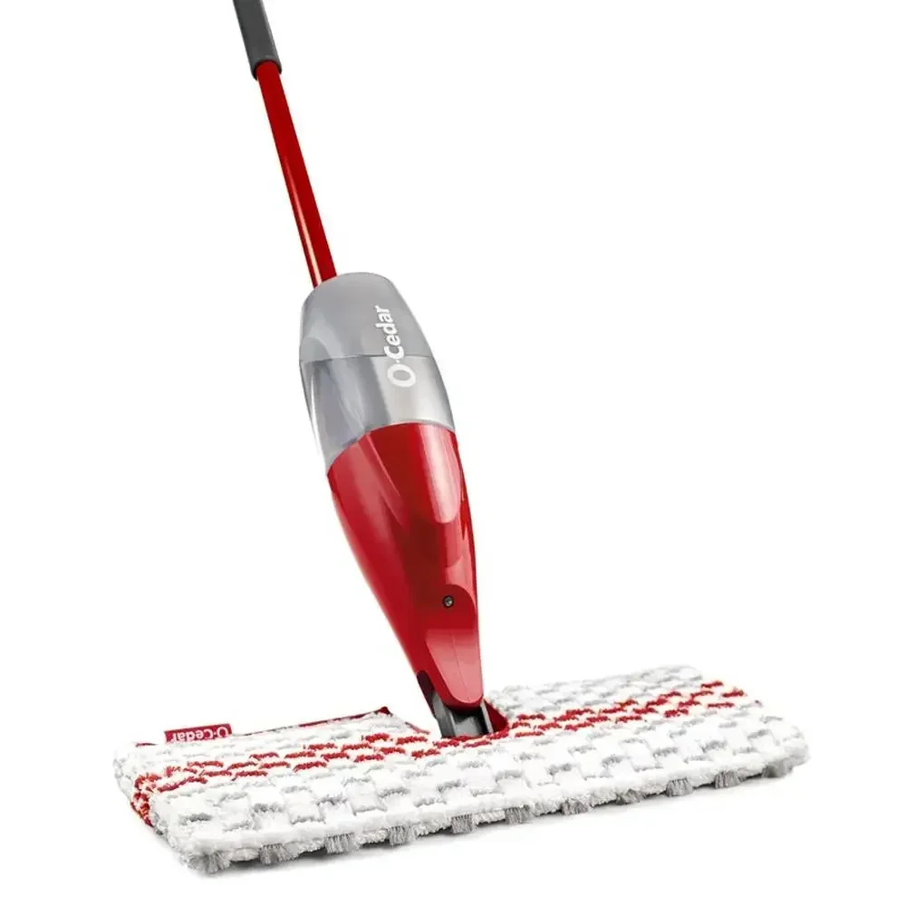 Double-Sided Microfiber Spray Mop Deep Cleaning Solution Machine Washable Pad Removes 99% Bacteria  Batteries Choose Your