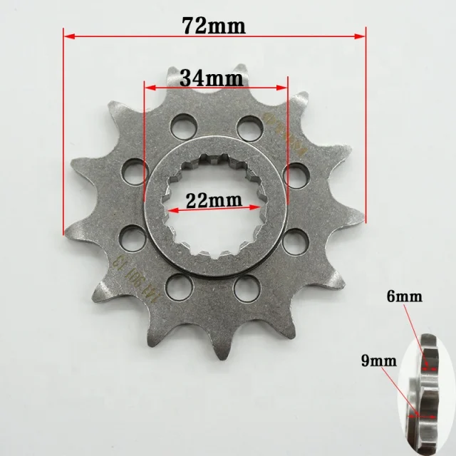 Coxtome Engine Sprocket Pinion Gear 520-13T for SX SXF XC SXF XCW EXC MXC TC FC TE FE