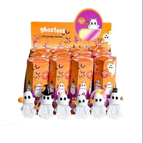 

Хэллоуин Ghostees ангел маленькие фигурки для телефона Хэллоуин призрак телефон фигурка мини-модель куклы отслаивающийся орнамент подарок