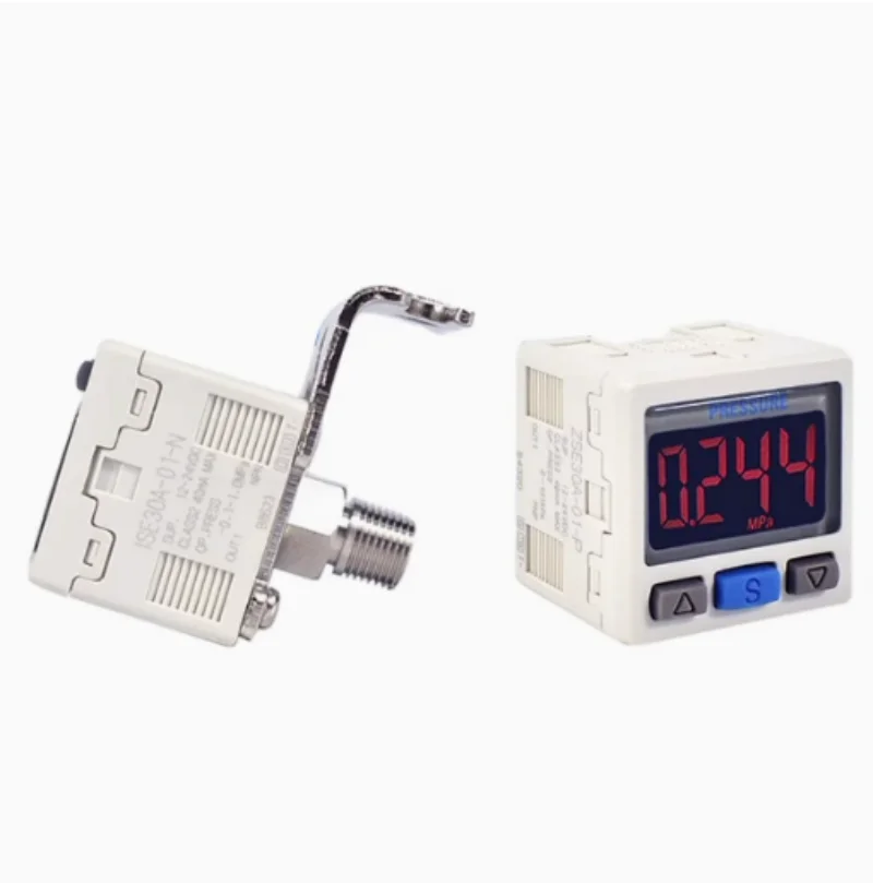 Pneumatic digital pressure switch ISE30 vacuum negative pressure gauge sensor ZSE30AF-01-N/P/A/B-L
