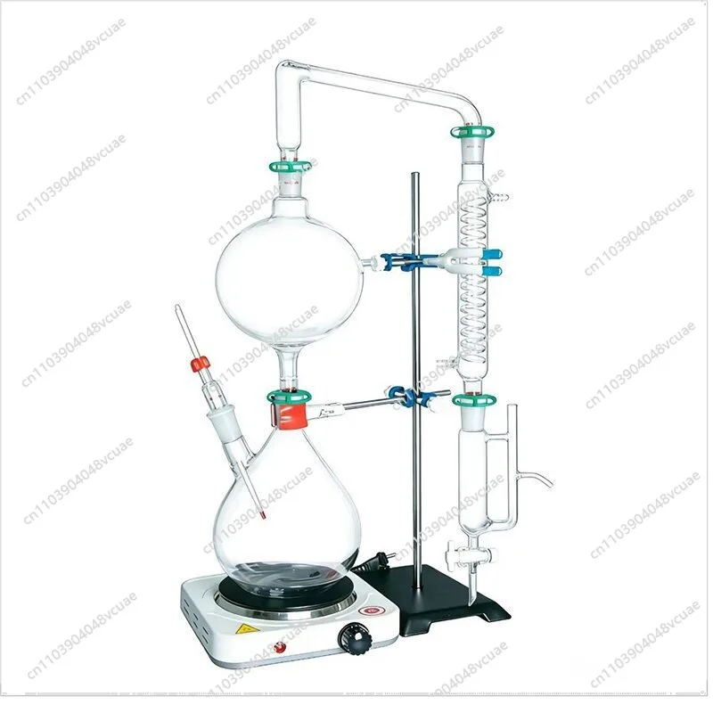 

For Separator for Essential Oil Hydrosol Extraction, Device Laboratory Steam Glass Distillation 2000ml