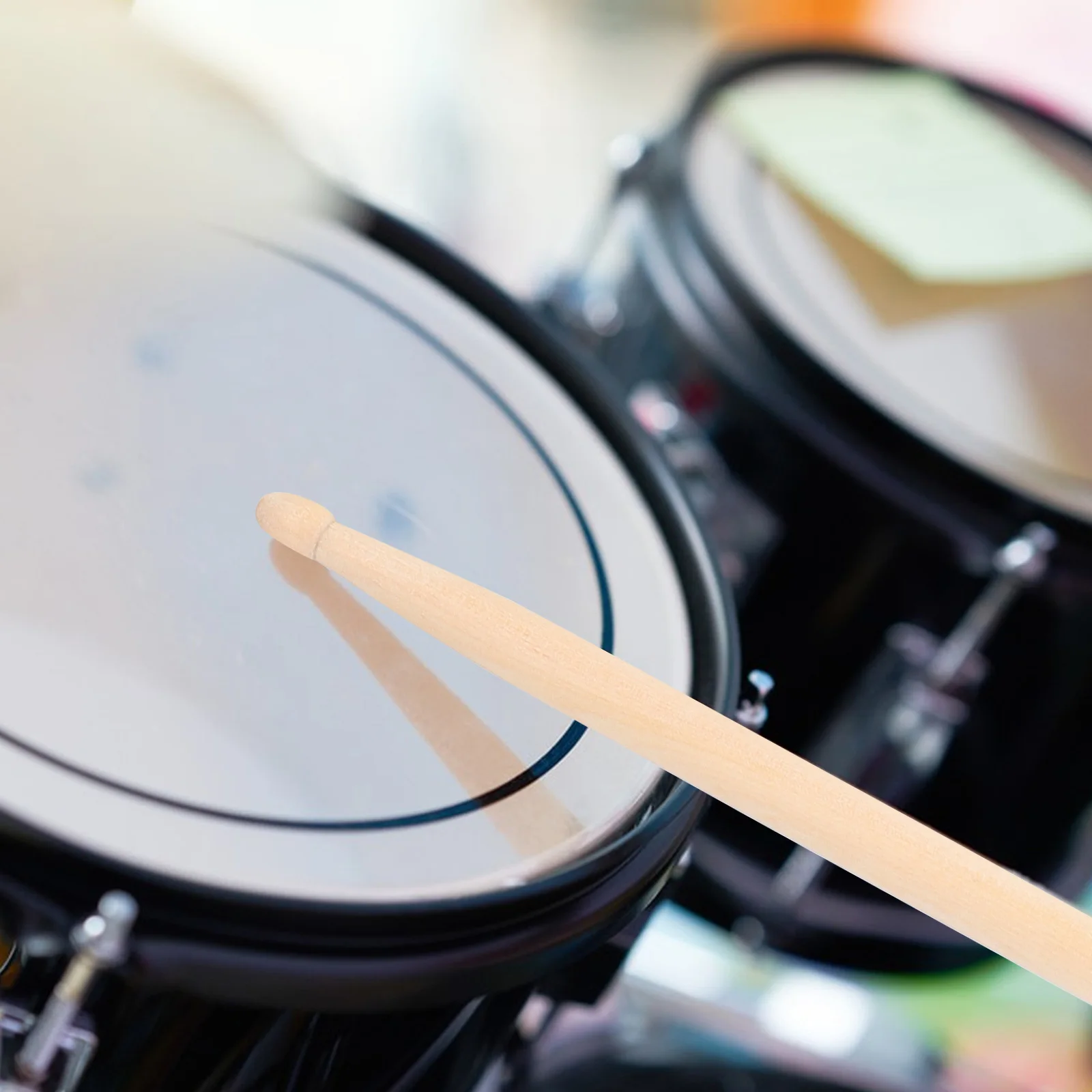 

2Pairs Wooden Drumsticks 5a Drumstick for Practice Performance Percussion Sticks Percussion Drum Stick Tool