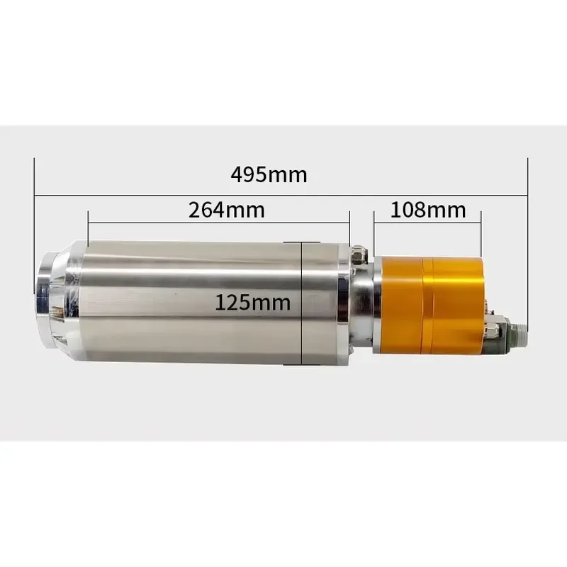 ATC tool changer spindle motor BT30 5.5kw pneumatic spindle with accessories for metal die engraving and milling