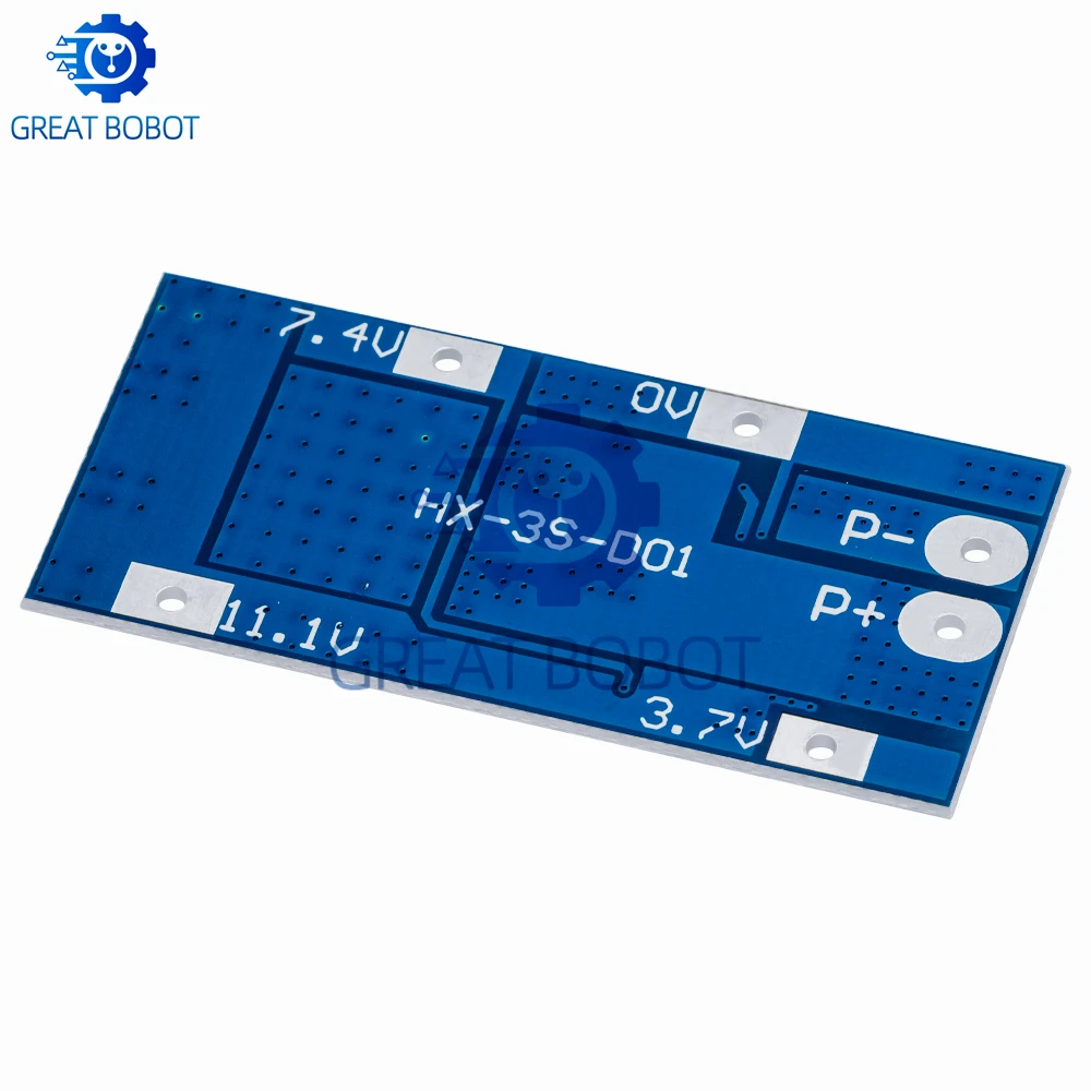 BS 3S 20A 18650 Li-ion Lithium Battery Charger Protection Board 10.8V 11.1V 12V 12.6V Electric 10A Lipo BMS PCB PCM Module