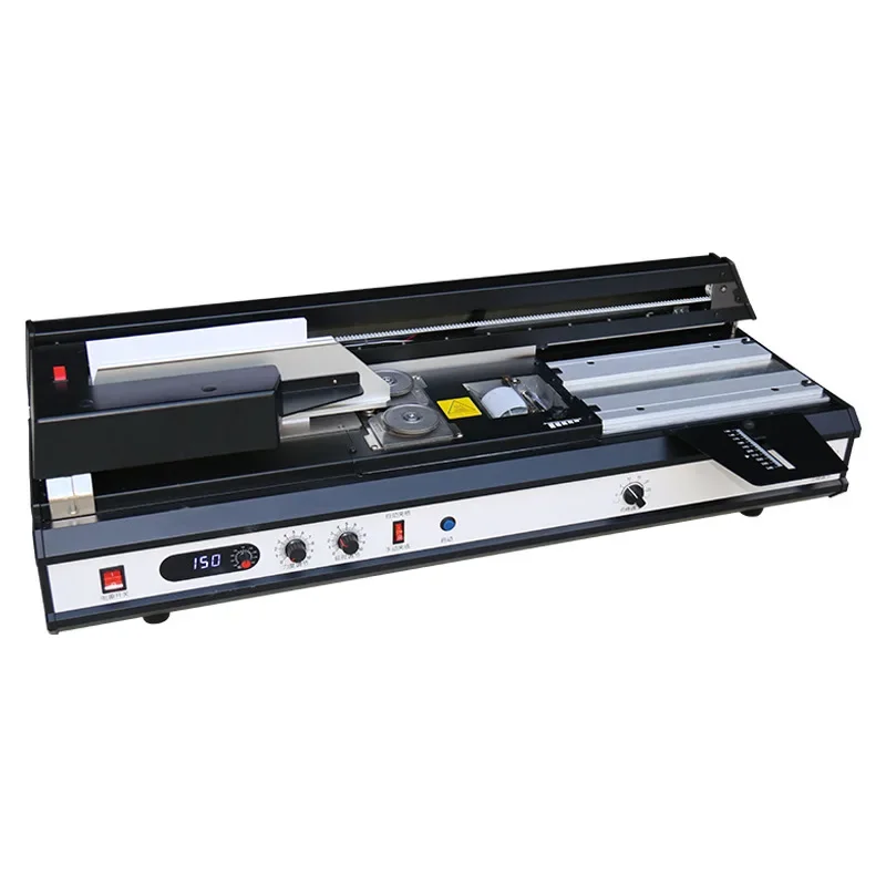 

Wireless gluing machine, fully automatic desktop hot melt adhesive bidding book document binding machine, office household