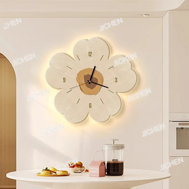 

Декор для внутренних стен и часы: светодиодные настенные часы, цифровые часы для декора спальни, домашний дизайн, женский тигр, аэро-стиль, новогодний дизайн