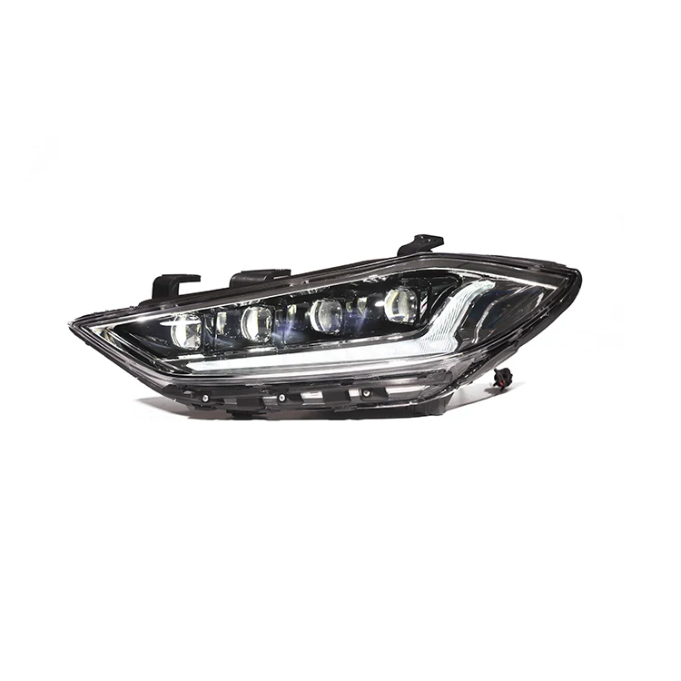 

Front Bumper Headlight Dynamic Turn Signal Assembly High Beam DRL LED Lamp Headlights For Hyundai Elantra 2016-2020