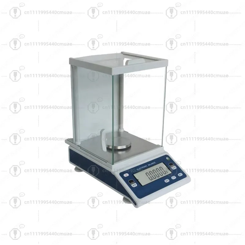 High Precision Electronic Laboratory Balance Weighing Scale LCD/Light Emitting Diode Display Glass Material 0.1 mg Accuracy