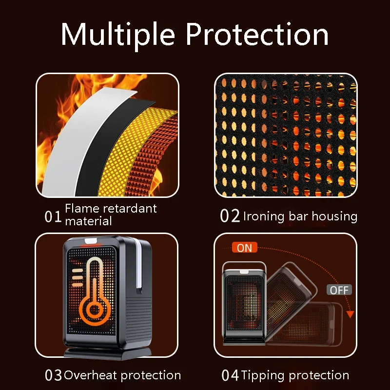 Мини-портативные обогреватели для зимнего дома, умный воздухонагреватель, зимний домашний теплый в помещении