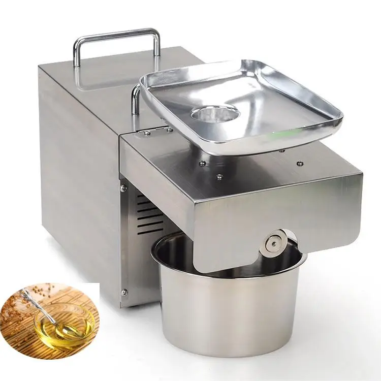 미니 올리브 오일 밀 압착기 수동 작동 소형 올리브 오일 프레스 온도 조절