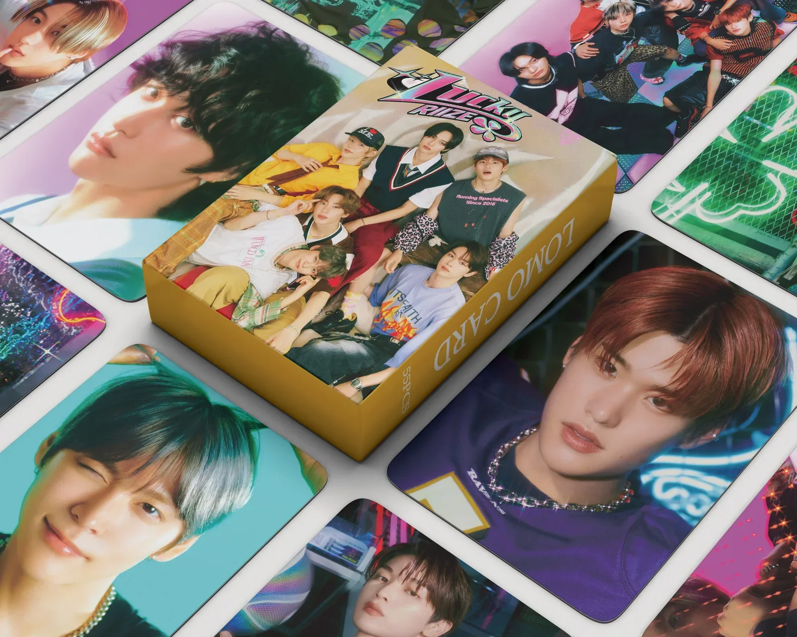 55Pcs RIIZE Lomo Cards Photocards New Album Lucky HD Print Photo Cards YShotaro Eunseok Sungchan Wonbin Anton Fans Gifts