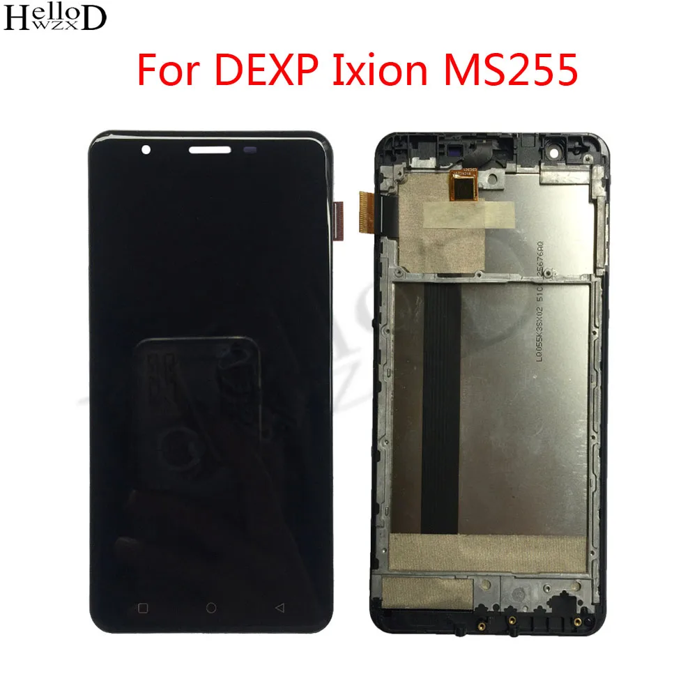 

100% Tested Original LCD For DEXP Ixion MS255 LCD Display And Touch Screen Digitizer Sensor Assembly + Frame Tools 3M Glue