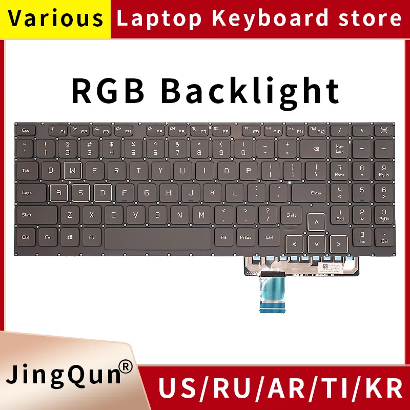 

New RU/Russian/Arabic/Thailand keyboard For HUAWEI V700 FRR-WFG9 FRR-WFD9 FRD-WFD9 FRD-WDG9 RGB Backlit Laptop US