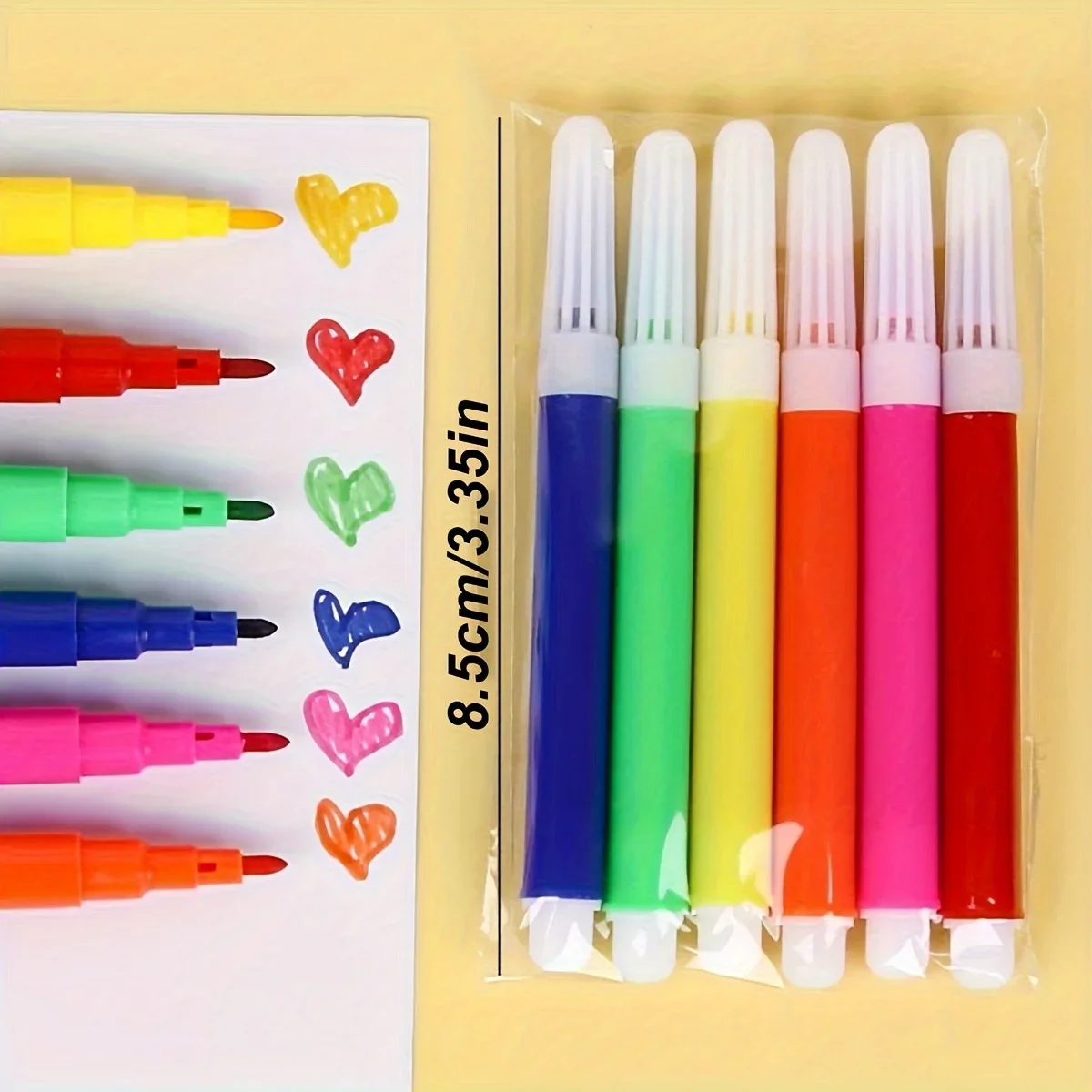 3/4/7/10/20packs Portable Fine Tip Washable Watercolor Pens Vivid Rainbow Colors Christmas Drawing Coloring Art Supply Set ZSY