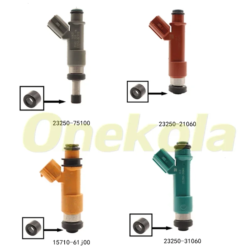 Free shipping 100 pieces 9.2*6.8mm whole sale fuel injector repair kits plastic parts pintle cap For Toyota Lexus Japanese car