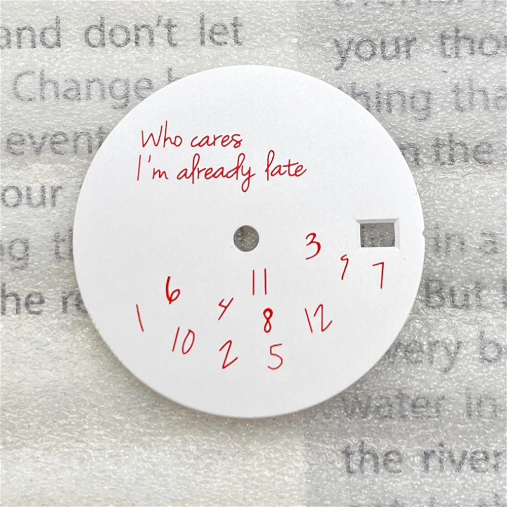 28.5MM nowa tarcza zegarka Datejust zmodyfikowana tarcza zegarka Explorer/Explorer II akcesoria do majsterkowania dla ruchu NH35/NH36/4R36 7S