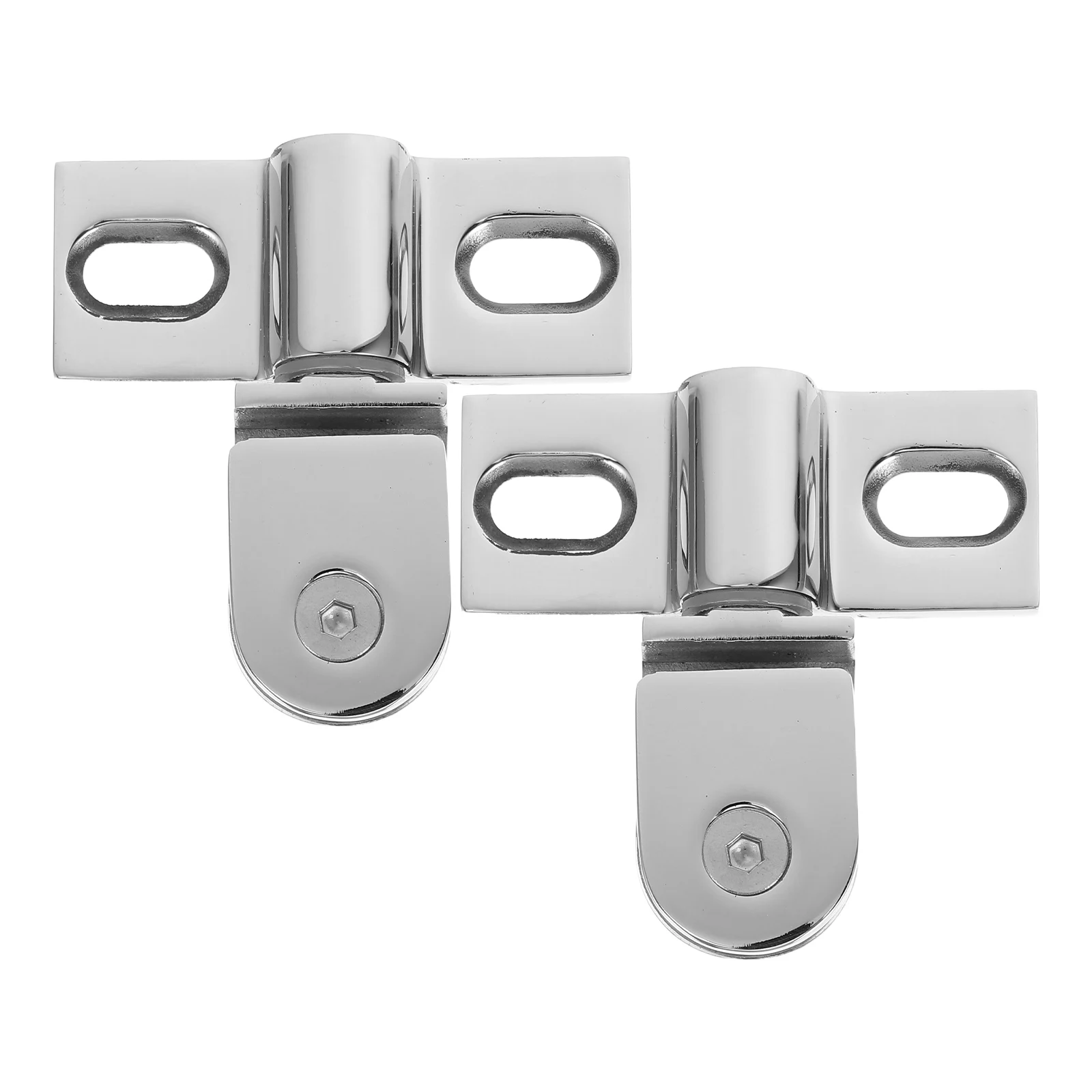

2pcs Door Hinges Replacement Pivot Stainless Steel Heavy Duty Shower Door Hardware Parts Bathroom Home Hotel Repair Frameless