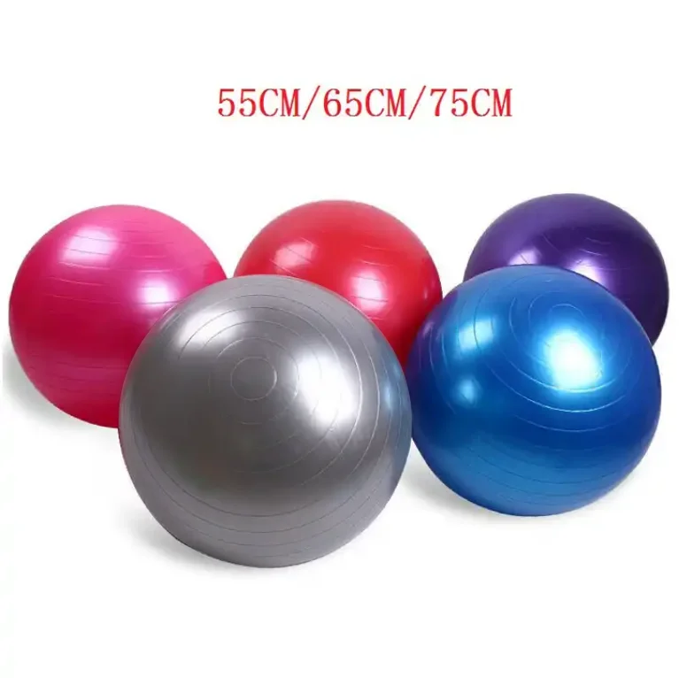 Private Label Gym 55cm 65cm 75cm Yoga Fitness Balance Ball With Custom Logo / Chair Exercise Yoga Ball