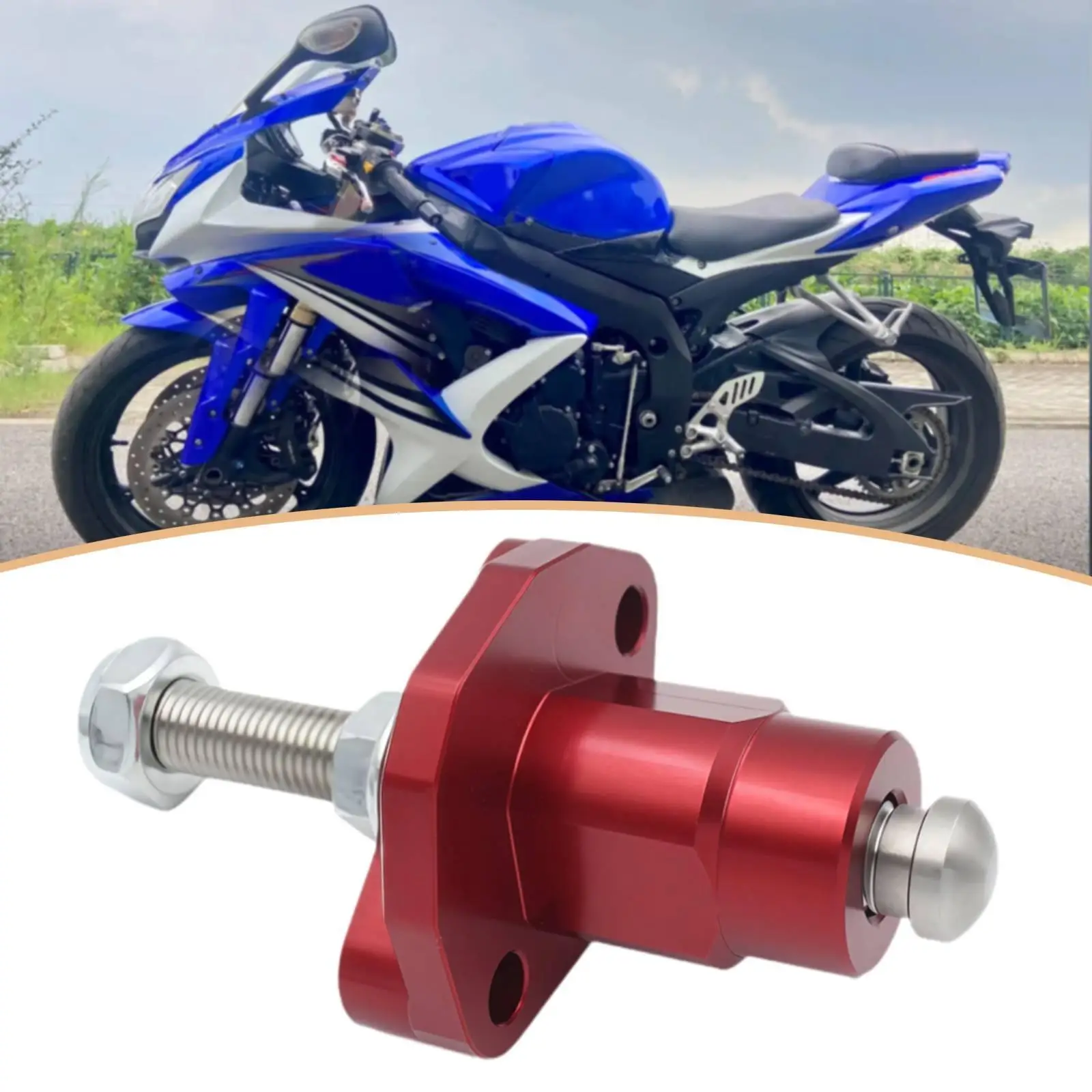 Practical Manual Cam Timing Chain Tensioner Wear Resistant Aluminum Alloy Accessory for Suzuki GSXR600 2008 2024 Maintenance