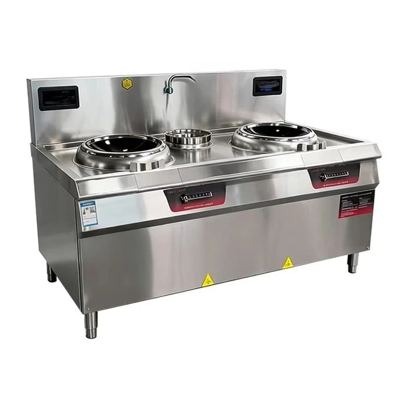 Hotel canteen restaurant high power induction cooker single head double head electric wok large boiler