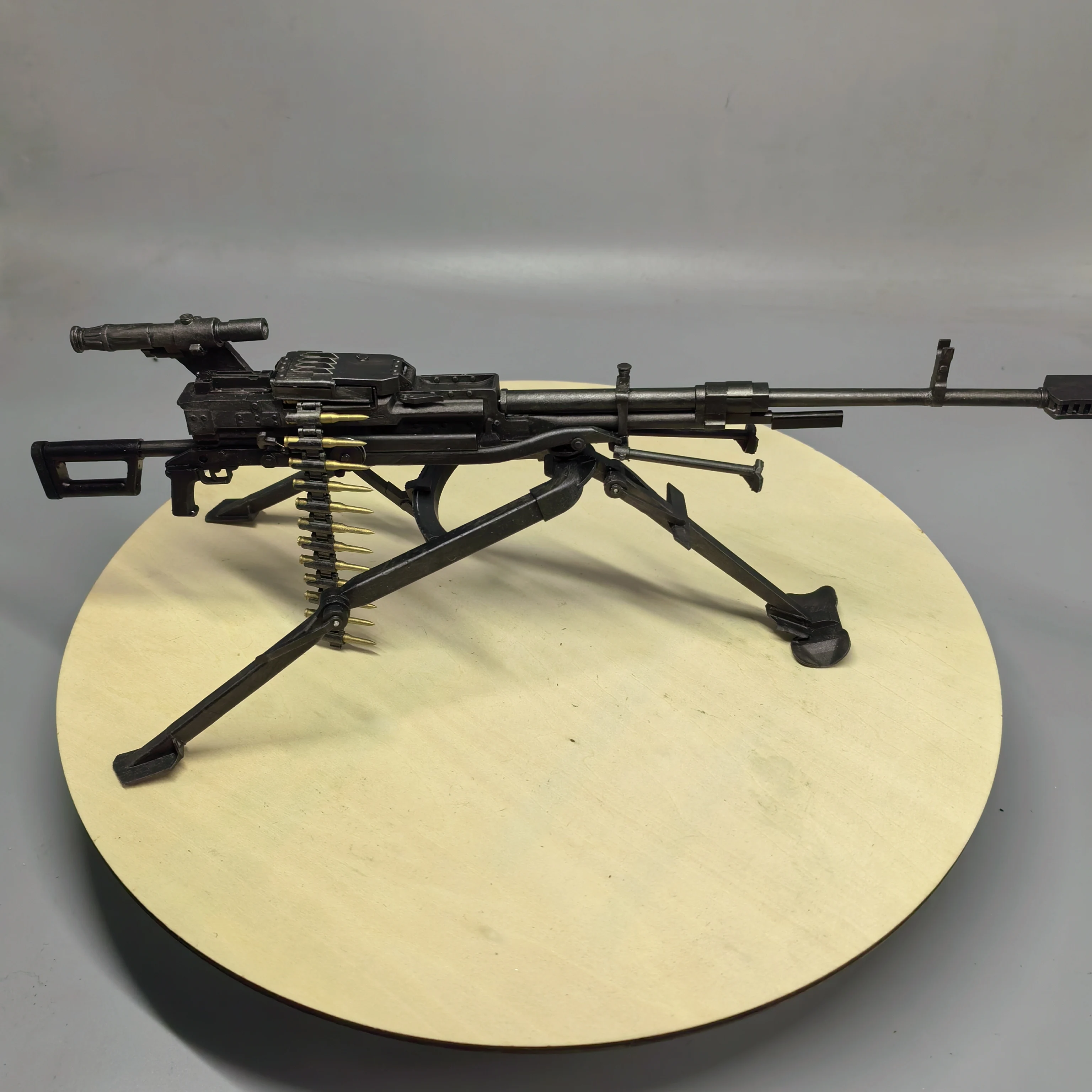 Figura de acción impresa en 3D, modelo de ametralladora pesada, KORD NVS, accesorio de pistola en miniatura para coleccionistas de muñecos militares, 1/6