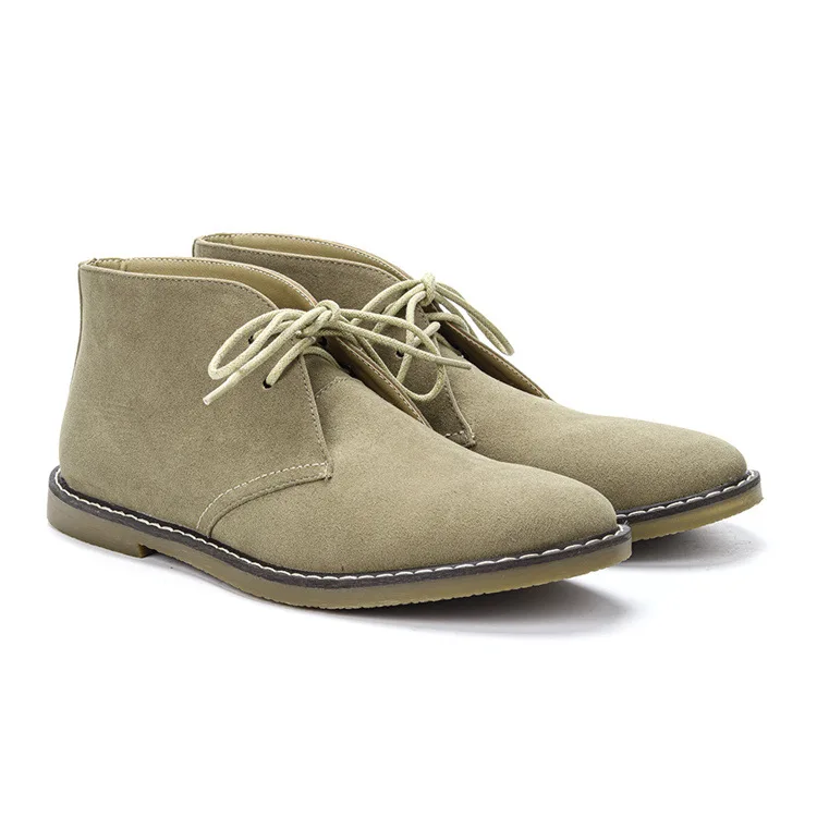 Men\'s Suede Desert boots high quality American Style Casual Ankle boots Handmade Shoes for men