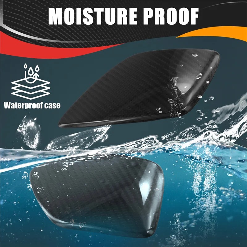 

ABXN-Motorcycle Fuel Tank Protective Cases Carbon Fiber Decoration Sliders Protector Covers For KAWASAKI ZX-4R/RR/25R