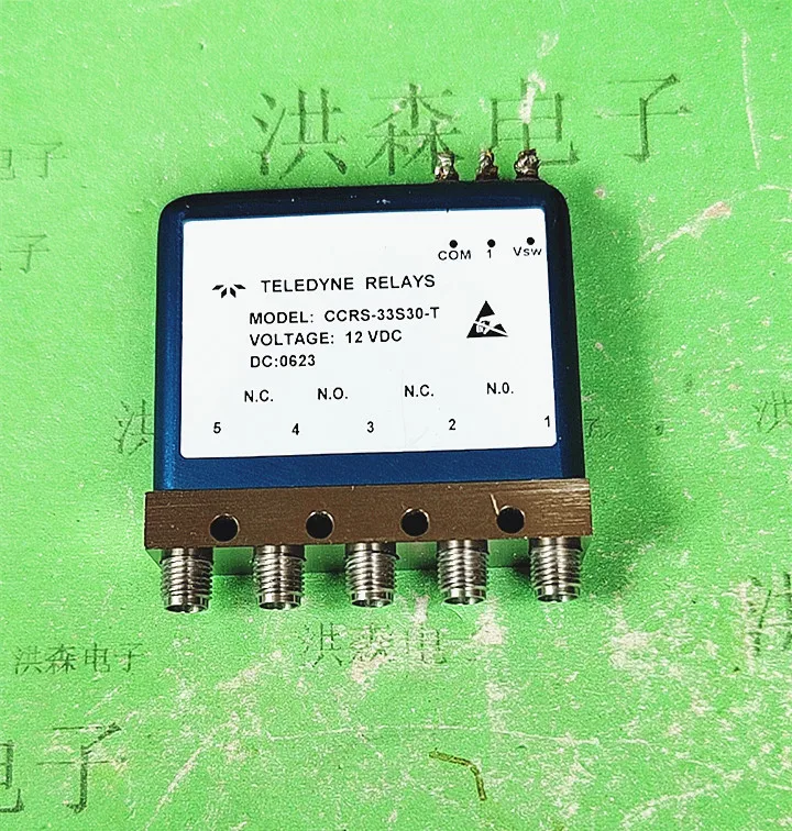 

TELEDYNE CCRS-33S30-T 12V 18GHz RF SPDT SMA RF microwave coaxial switch