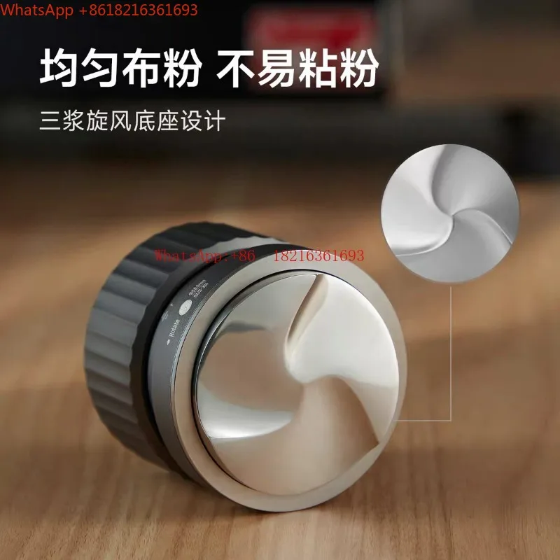 3rd Generation Self-gravity Powder Dispenser Professional Version Italian No-adjustment Adaptive Uniform Powder Dispenser 58mm