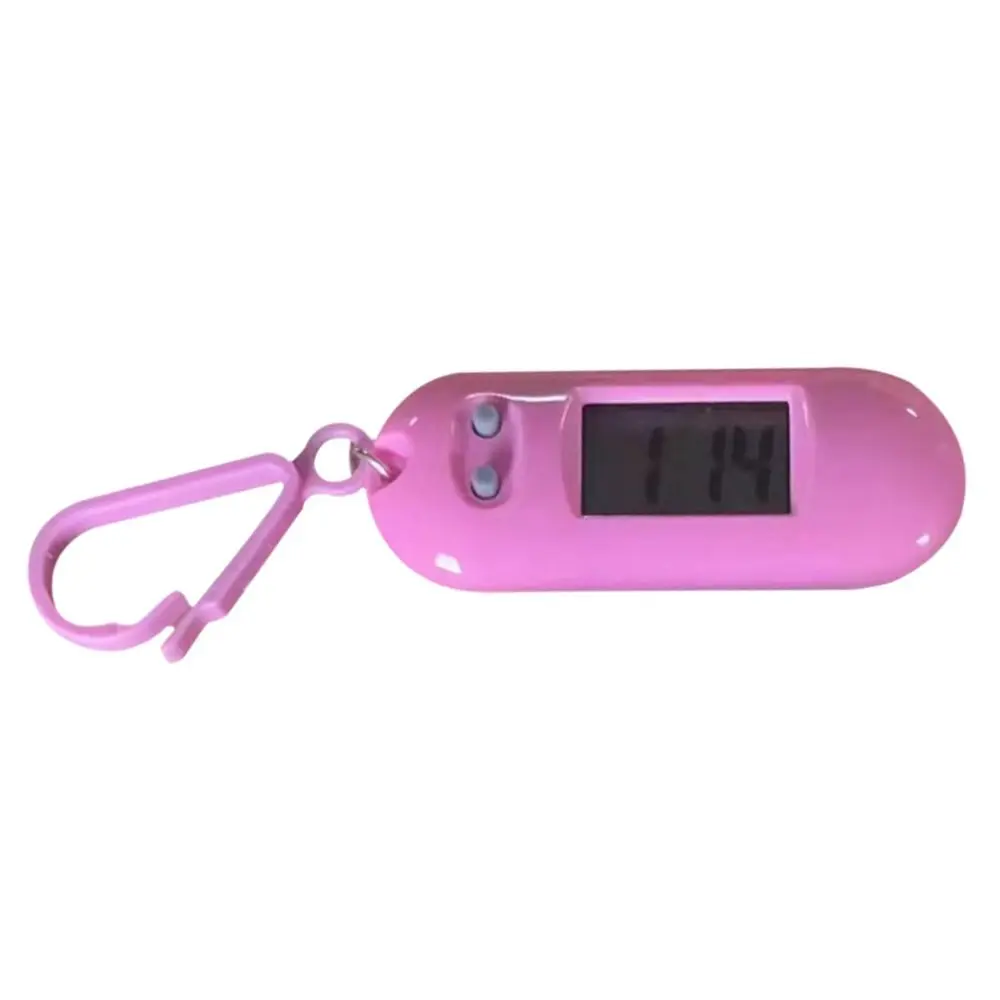 Backpack Pendant Digital Electronic Clock Mini Multifunctional Electronic Oval Watch Backpack Hourly Watch Student
