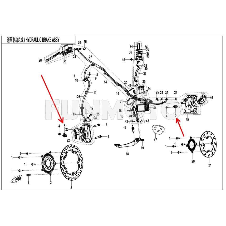 

Датчик ABS переднего колеса и костюмного диска CF300SR, код 6KMV-080004-8500-M1