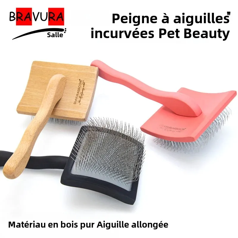Outil de toilettage pour animaux de compagnie, peigne spécial pour chat et chien, soins des cheveux, fournitures de beauté pour chats et chiens, toiletteur de course pour animaux de compagnie