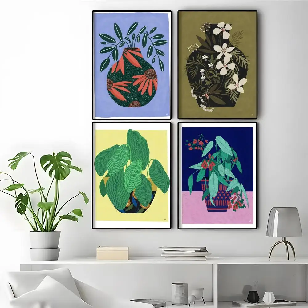 Flower illustration Instant Space Refresh Visual Room Enhancer Trending Home Decor Poster